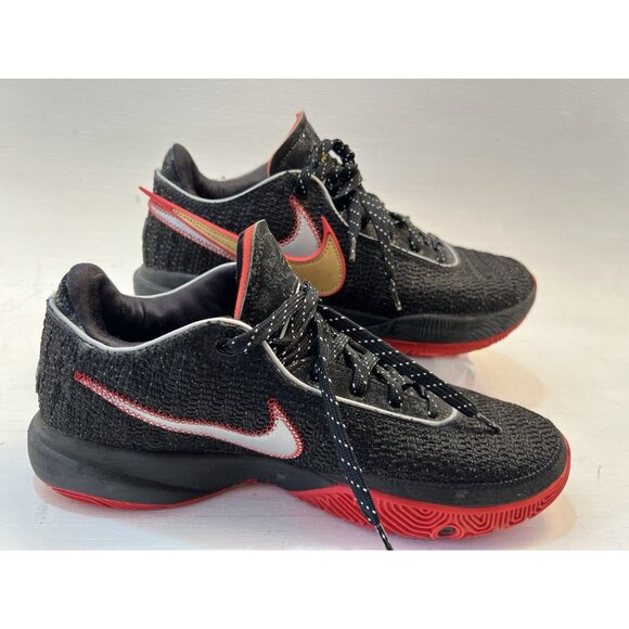 Nike LeBron 20 Trinity Mens Size 10.5 Black University Red Gold DJ5423 001 - Picture 2 of 16